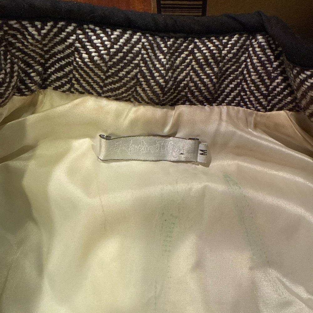 Source Unknown Black And White Patterned Vest - image 4